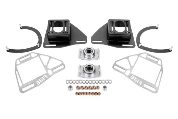 BMR Suspension 82-92 Chevy Camaro Caster Camber Plates w  Lockout Plates - Black Hammertone Online