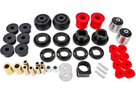 BMR 08-09 Pontiac G8 Total Suspension Bushing Kit (BK003 BK007 BK012) - Black Red Sale