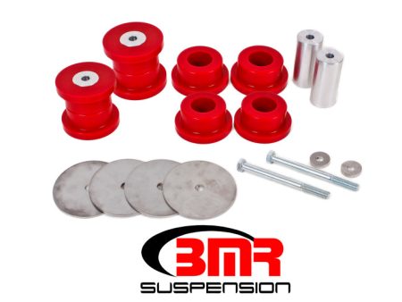 BMR 16-17 6th Gen Camaro Rear Cradle Bushing Kit (Polyurethane) - Red Online