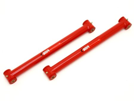 BMR 82-02 3rd Gen F-Body Non-Adj. Chrome Moly Lower Control Arms (Polyurethane) - Red Sale