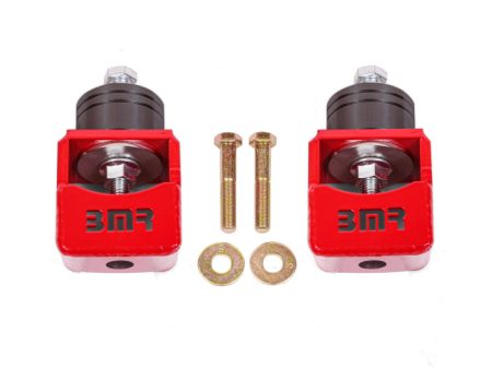 BMR Chevy SS and Pontiac G8 Motor Mount Kit (Solid Bushings) Red For Discount