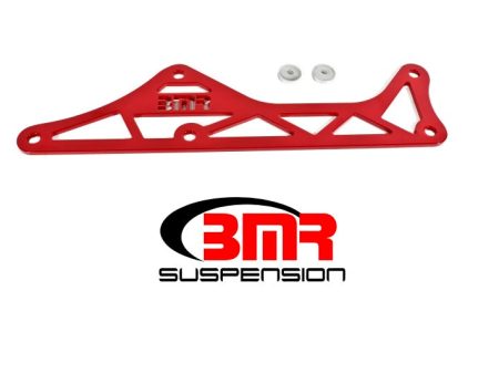 BMR 16-17 6th Gen Camaro Steel Driveshaft Tunnel Brace - Red Online Sale