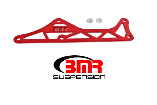 BMR 16-17 6th Gen Camaro Steel Driveshaft Tunnel Brace - Red Online Sale