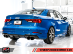 AWE Tuning Audi 8V S3 Track Edition Exhaust w Diamond Black Tips 102mm Online Hot Sale