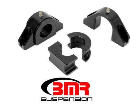 BMR Universal 1.375in Billet Aluminum Sway Bar Mount Mount (Delrin) - Black on Sale