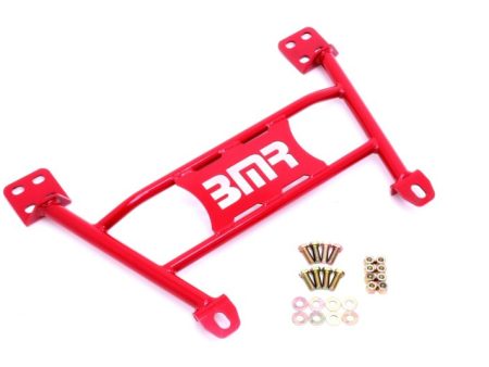 BMR 05-14 S197 Mustang Radiator Support Chassis Brace - Red Hot on Sale