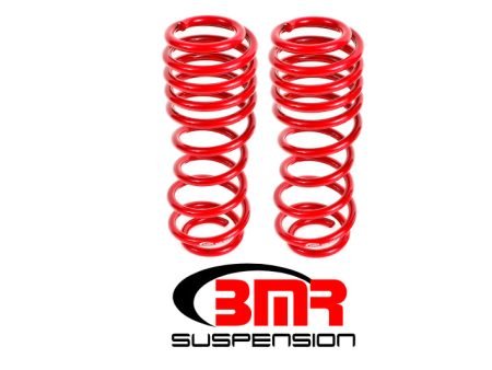 BMR 07-14 Shelby GT500 Rear Handling Version Lowering Springs - Red For Discount