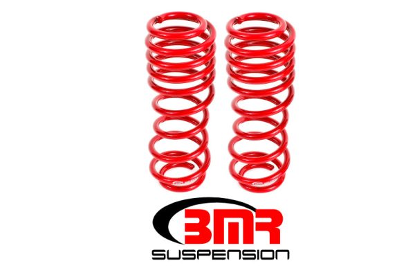 BMR 07-14 Shelby GT500 Rear Handling Version Lowering Springs - Red For Discount