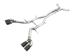 AWE Tuning 16-19 Chevy Camaro SS Resonated Cat-Back Exhaust -Track Edition (Quad Diamond Black Tips) Sale