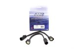 BBK 11-14 Mustang V6 GT Rear O2 Sensor Wire Harness Extensions 12 (pair) Fashion