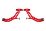 BMR 10-14 Ford Mustang Adj. Lower A-Arms w  Delrin Rod End   18mm Tall Ball Joint - Red Fashion