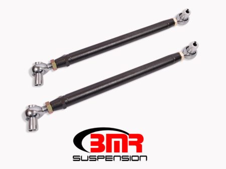 BMR 82-02 3rd 4th Gen F-Body Camaro Double Adj. DOM Lower Control Arms Rod Ends - Black Hammertone on Sale