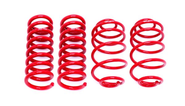 BMR 67-72 A-Body Lowering Spring Kit (Set Of 4) - Red For Discount