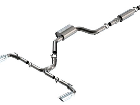 Borla 22-23 Volkswagen Golf GTI 2.0L AT MT 3inch S-Type Cat-Back Exhaust - 4in Split Single Tips Online now