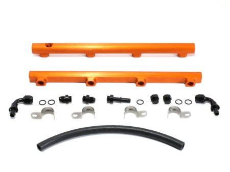 BBK 05-14 Dodge Hemi 5.7 6.1 High Flow Billet Aluminum Fuel Rail Kit (Non Trucks) For Sale