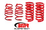 BMR 15-17 S550 Mustang Handling Version Lowering Springs (Set Of 4) - Red on Sale