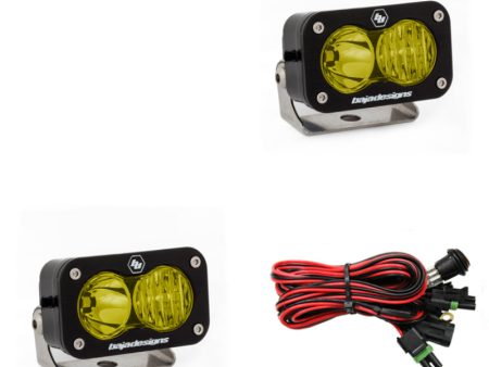 Baja Designs S2 Pro Driving Combo Pair LED - Amber Hot on Sale