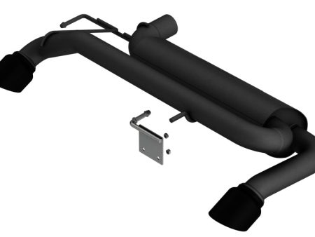 Borla 21-22 Ford Bronco 2.3L 4WD Touring Axle Back Exhaust w  Black Coated Tips For Sale