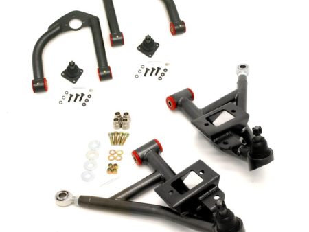 BMR 93-02 F-Body Upper And Lower A-Arm Kit - Black Hammertone For Discount