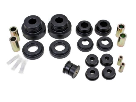 BMR 10-15 5th Gen Camaro Race Version Rear Cradle Bushing Kit (BK026 BK027) - Black on Sale