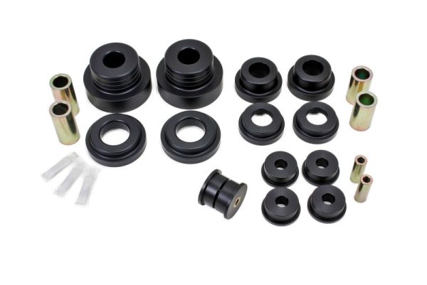 BMR 10-15 5th Gen Camaro Race Version Rear Cradle Bushing Kit (BK026 BK027) - Black on Sale