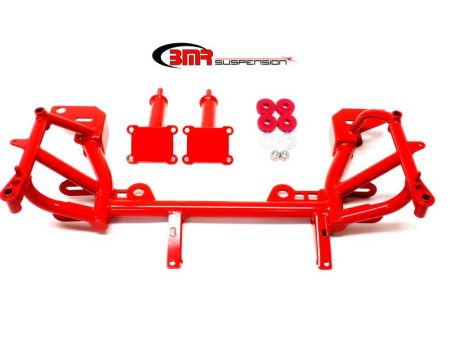 BMR 93-02 F-Body K-Member w  Low Mount Turbo LS1 Motor Mounts and Pinto Mounts - Red Hot on Sale