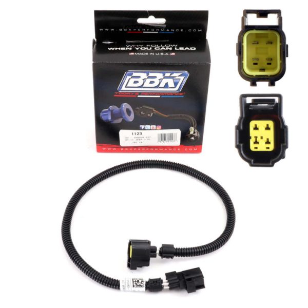 BBK 07-11 Jeep Wrangler 3.8L O2 Sensor Wire Harness Extension (1pc) 24 for BBK Long Tubes 4050 40500 Online now