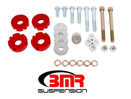 BMR 15-17 S550 Mustang Differential Lockout Bushing Kit (Polyurethane) - Red Discount