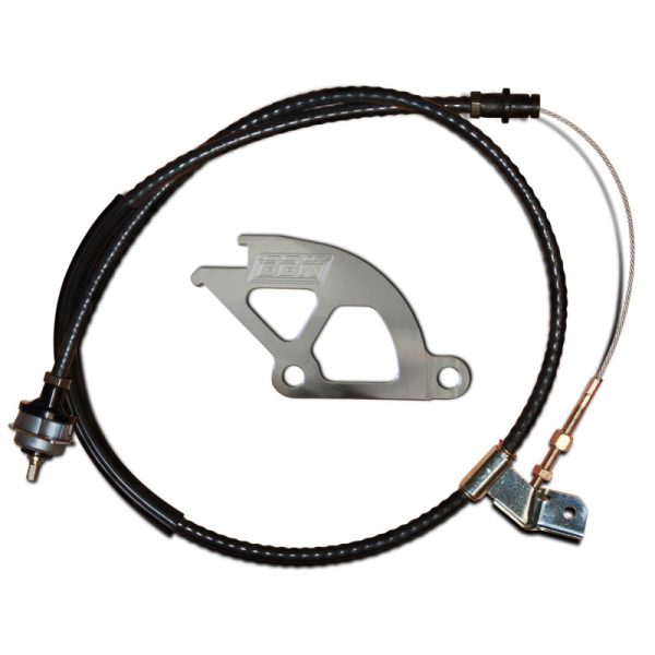 BBK 79-95 Mustang Adjustable Clutch Quadrant And Cable Kit Sale