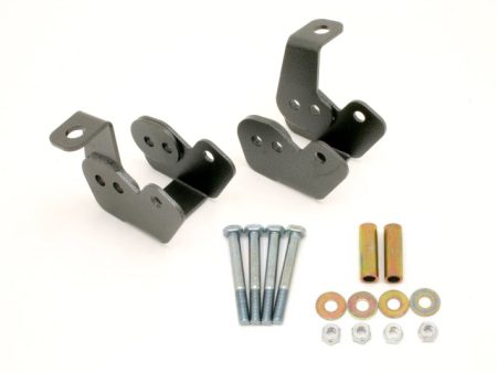 BMR 82-02 3rd Gen F-Body Bolt-On Control Arm Relocation Brackets - Black Hammertone Sale