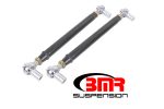 BMR 79-98 Fox Mustang Chrome Moly Lower Control Arms w  Double Adj. Rod Ends - Black Hammertone Cheap