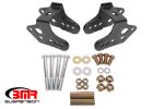 BMR 79-04 Ford Mustang Control Arm Relocation Bracket - Black Hammertone Online Sale