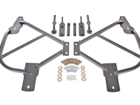 BMR 10-15 5th Gen Camaro Bolt-On Subframe Connectors - Black Hammertone Online Hot Sale