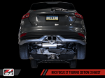 AWE Tuning Ford Focus ST Touring Edition Cat-back Exhaust - Non-Resonated - Chrome Silver Tips For Sale