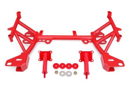 BMR 93-02 4th Gen F-Body K-member Low Mount Turbo LS1 Motor Mounts Pinto Mounts - Red Online Hot Sale