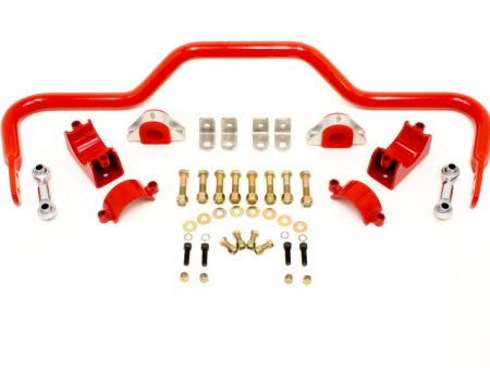 BMR 78-87 G-Body w  3in Axles Rear Solid 1.375in Xtreme Anti-Roll Bar Kit - Red Cheap