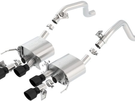 Borla 14-18 C7 Corvette Stingray Axle-Back ATAK Exhaust 2.75in To Muffler Dual 2.75in Out 4.25in Tip Discount