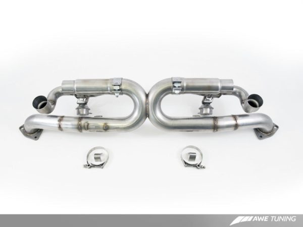 AWE Tuning Porsche 991 SwitchPath Exhaust for Non-PSE Cars Chrome Silver Tips For Discount