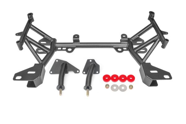 BMR 93-02 4th Gen F-Body K-Member LT1 Motor Mounts Standard Rack Mounts Black Hammertone Online Sale