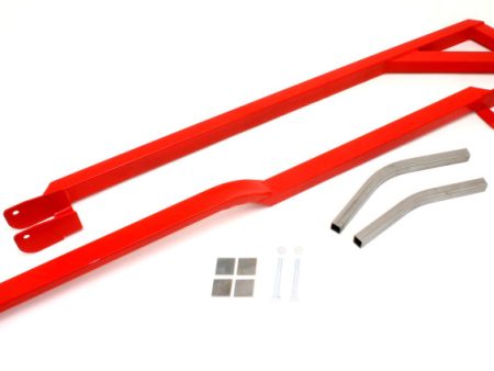 BMR 82-82 3rd Gen F-Body Weld-On Boxed Subframe Connectors (Outside Frame Exhaust) - Red For Cheap