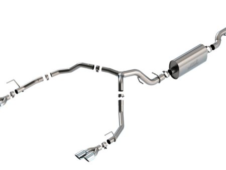 Borla 21-22 Chevrolet Tahoe 6.2L V8 2 4WD 4DR Brushed T-304 Stainless Steel Touring Cat-Back Exhaust For Cheap