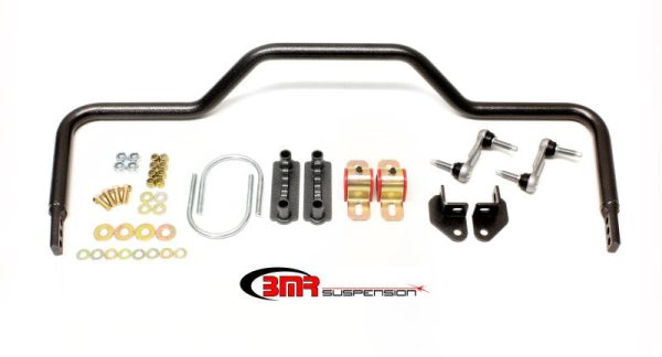 BMR 64-72 A-Body Rear Pro-Touring Style Hollow 1.125in Sway Bar Kit - Black Hammertone Supply