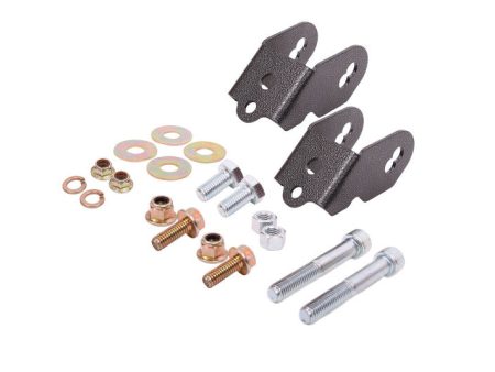 BMR Suspension 15-18 Ford Mustang S550 Rear Camber Adjustment Lockout Kit - Black Hammertone Fashion