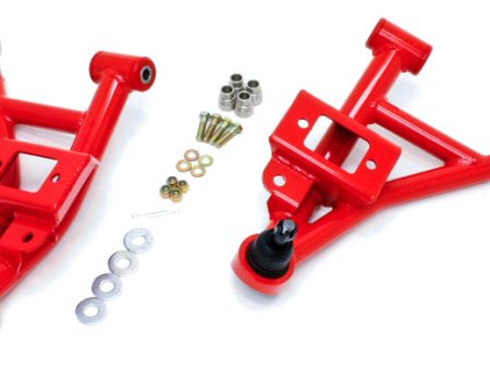 BMR 93-02 F-Body Adj. Lower A-Arms Rod End Combo (Polyurethane) - Red For Cheap