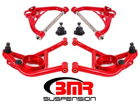 BMR 70-81 2nd Gen F-Body Upper And Lower A-Arm Kit - Red Online