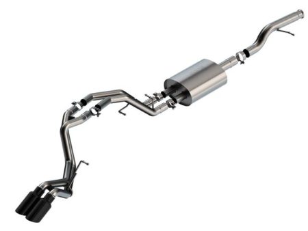 Borla 21-22 Chevrolet Tahoe 5.3L V8 AT 2 4WD S-type Cat-back Exhaust (Black Chrome) Online Sale