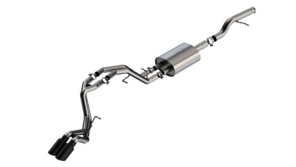 Borla 21-22 Chevrolet Tahoe 5.3L V8 AT 2 4WD S-type Cat-back Exhaust (Black Chrome) Online Sale