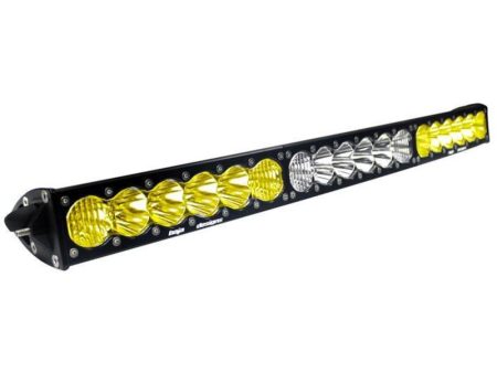 Baja Designs OnX6 Arc Series Dual Control Pattern 30in LED Light Bar - Amber White Online Hot Sale