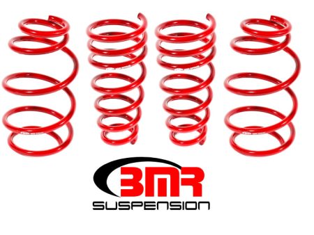 BMR 10-15 5th Gen Camaro V6 Lowering Spring Kit (Set Of 4) - Red Supply