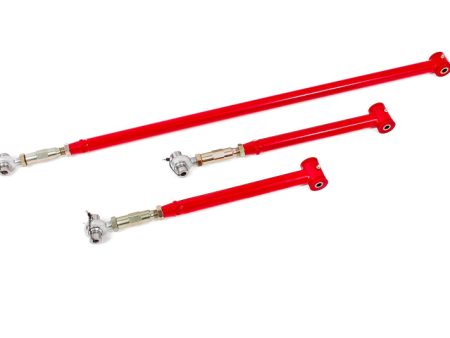 BMR 82-02 3rd Gen F-Body On-Car Adj. Rear Suspension Kit Poly Rod End - Red For Sale